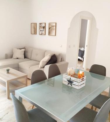 Cozy apartment in Mijas Cost with terrace, pool and sea view