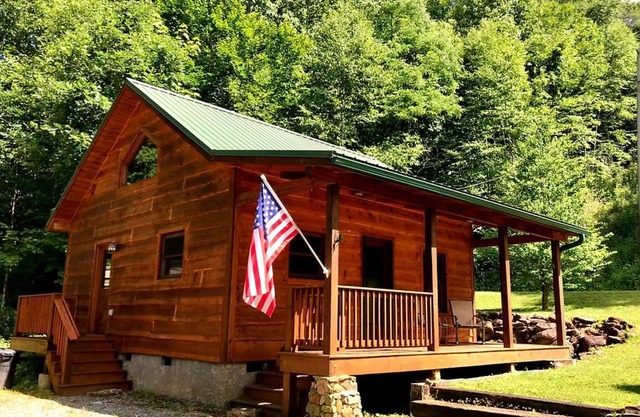 Cozy Cabin Surrounded By Streams
