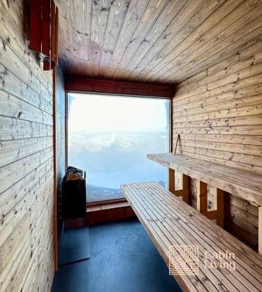 cozy cabin with panoramic views and sauna at Blefjell