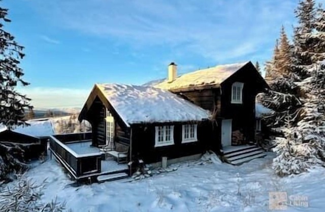 Cozy log cabin in Hafjell ski in/out and sauna