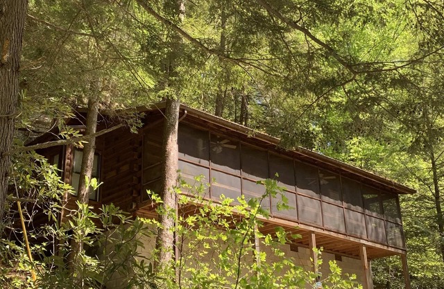 Cozy secluded cabin on Spirit Lake with internet