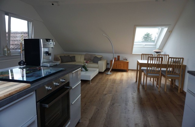 Cozy vacation apartment in a quiet location on the Main Valley cycle path with parking space and wallbox