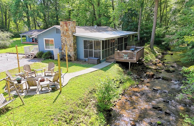Creekside Chill By Chatuge Home Concierge firepit, dog friendly, Creek, fishing