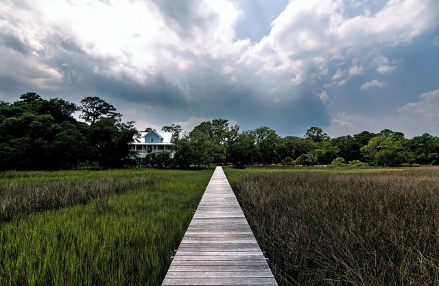 Custom Showplace w/Expansive Marsh/Creek Views & Private Tidal Creek Dock; 3 Miles to Beach