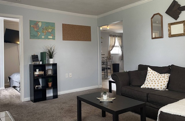 Cute little house across from baseball fields