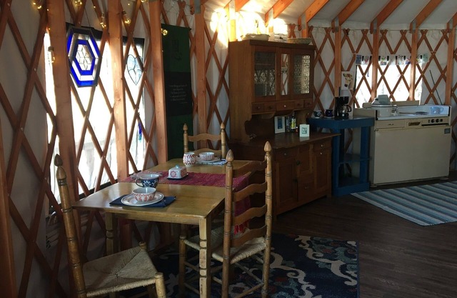 Dancing Crane Writing Center and Artist Retreat Eco Yurt