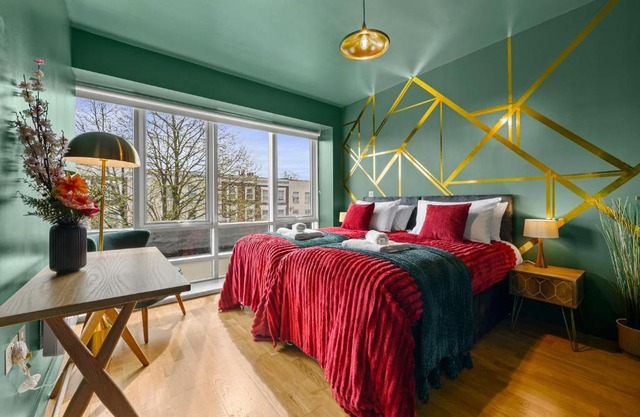 Dapper Suite in bustling Holloway, Islington by Gold Stays