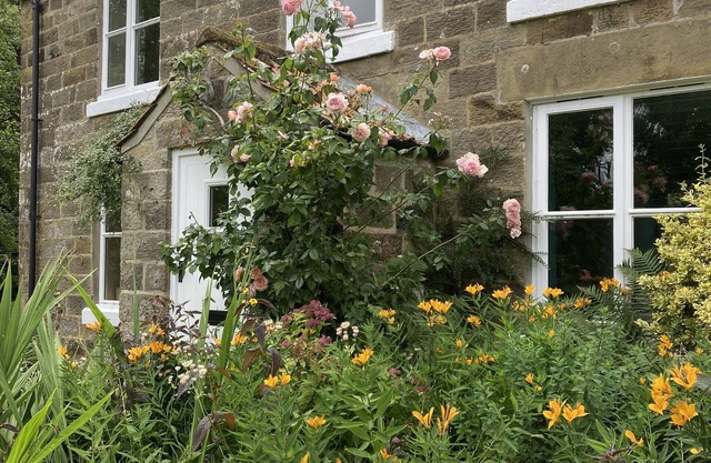 Delightful North York Moors Cottage, glorious views, open fires, good internet.