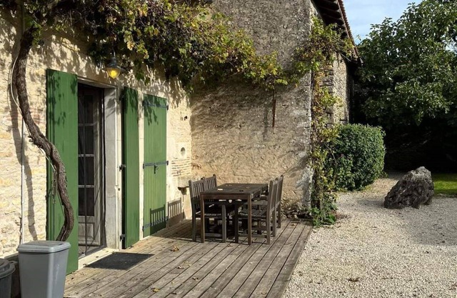Delightful property, large garden, heated pool, great place for a family holiday
