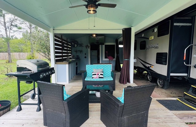 Delightfully Tacky RV w/Outdoor Living Space