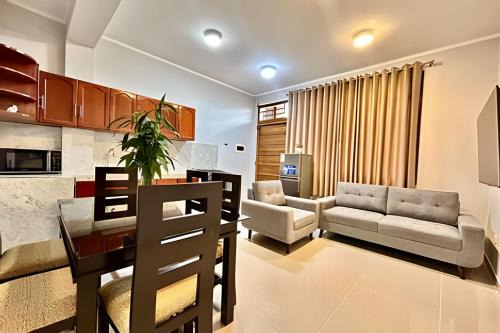 Depa a 5min centro 2HAB con A/C Terraza y Parrilla