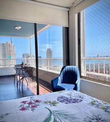 Depto frente a Playa con hermosa vista al mar Condominio Mar Egeo