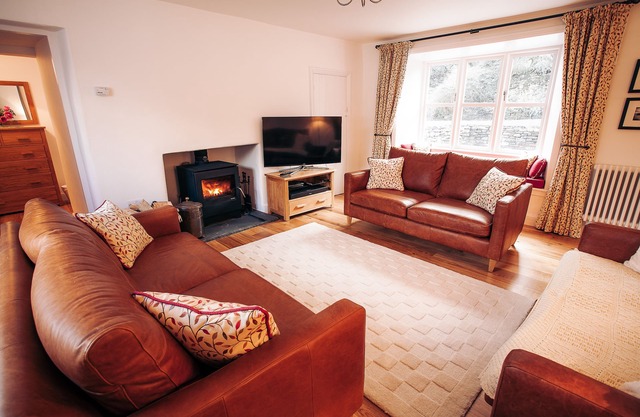 Detached cottage in the village of Dent. Yorkshire Dales National Park