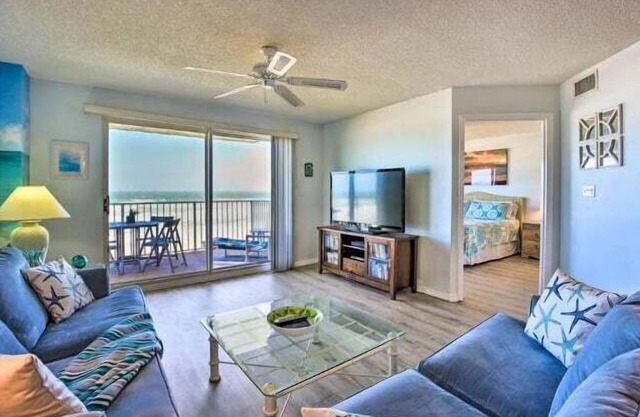 Direct oceanfront Ormond Beach condo with private balcony, heated pool and garage