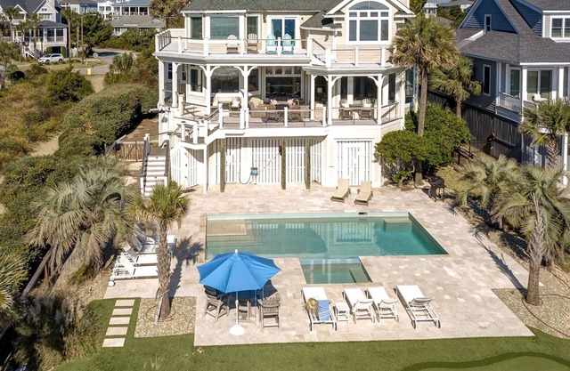 Discounts! Sea Spray- 400 Ocean Blvd.~ Oceanfont! Six Bedroom, Sleeps 15, Private Pool/Hot Tub