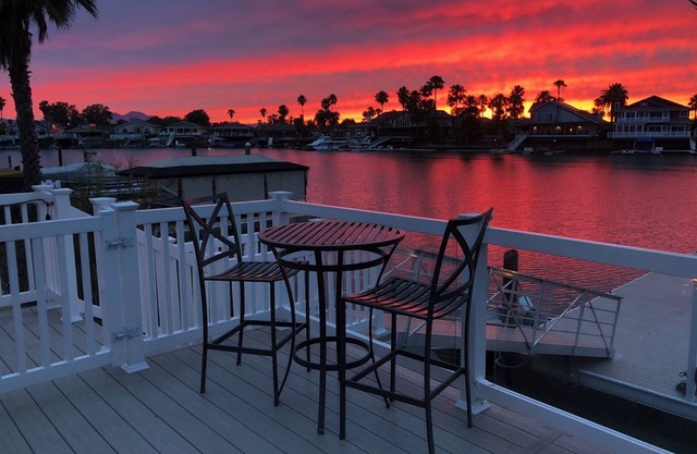 Discovery Bay Deep water home near launch and marina.