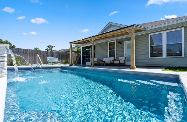 Dog Friendly | Private Pool | Spacious Backyard | My Beach Getaways