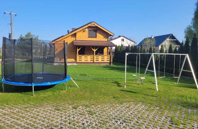 DOMEK Z SAUNĄ i JACUZZI NAD JEZIOREM BORY TUCHOLSKIE