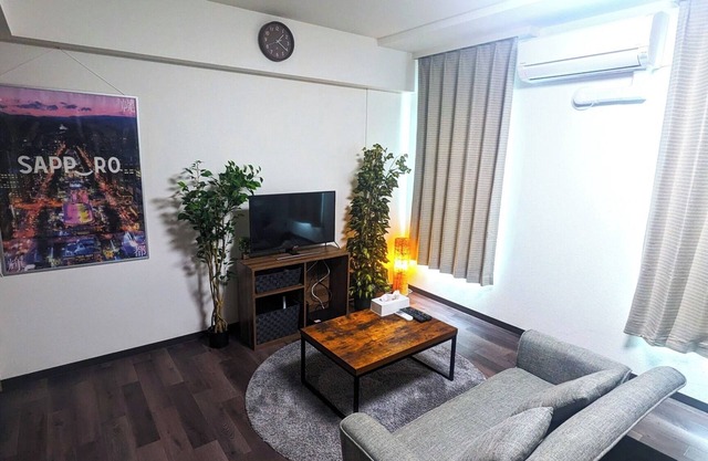 Double bed type private room with good access to S - 204/Sapporo Hokkaidō