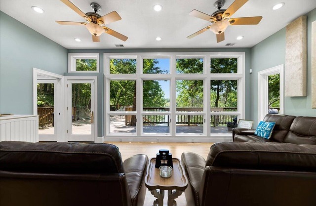 Douglas Lakefront home - dock, decks, firepit perfect for multi-family getaway!