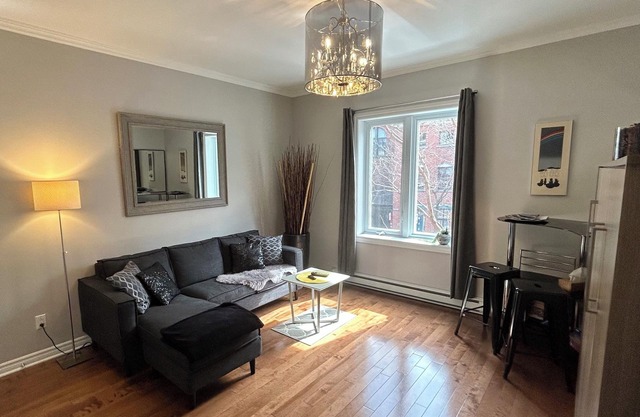 Downtown condo w/terrasse -Comfortable, quiet haven in the midst of everything!