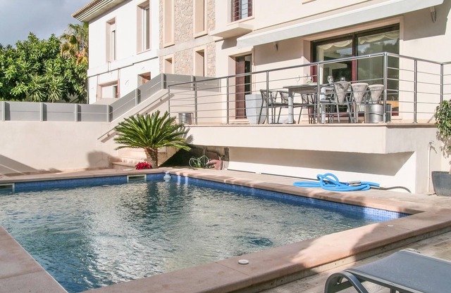 Dream vacation in Mallorca ? With swimming pool and panoramic view in the distance.