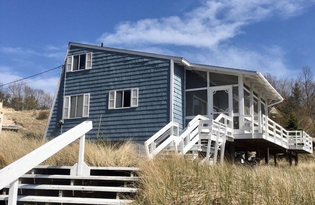Dune Top Beach House with Views of Lake Michigan