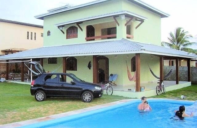 Duplex gated community with security and private beach house 250m from the beach