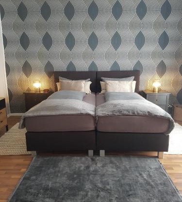 Einführungspreis Gemütliche Auszeit - Designwohnung - 4 Sterne Hotelboxspringbetten - Küche - Familie - Erdgeschoss