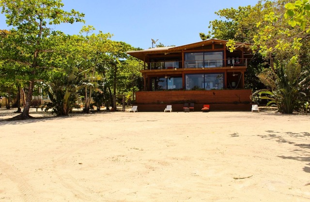 Elegant Custom Beachfront Villa With Floor To Ceiling Glass Walls, 180 Sea-View