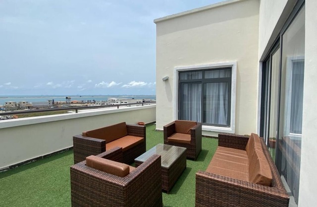 Enjoy a Refined Comfort in Our Stunning 5-Bedroom Ocean View Penthouse Apartment