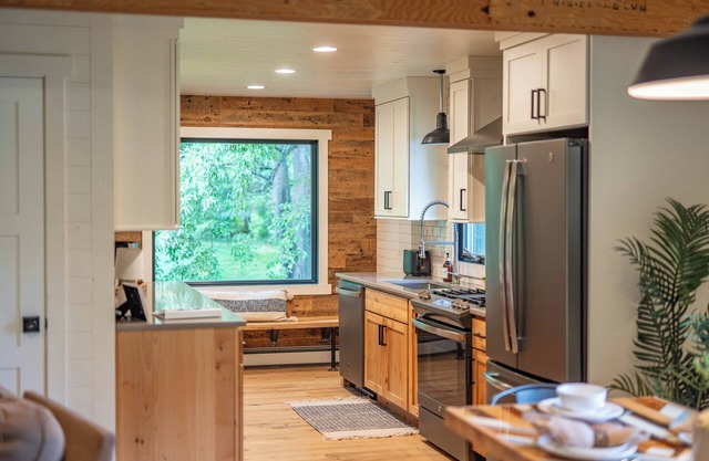 Enjoy Duluth's best trails/parks from our backyard with Outdoor Sauna