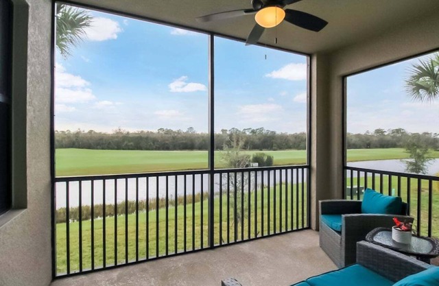 Enjoy lake and golf views from this Lakewood National condo - Sunsational