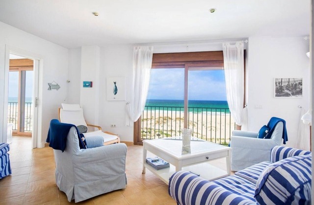 Enjoy stunning sea views from this gorgeous beach front Apartment
