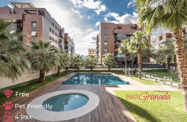 EnjoyGranada EMIR 3F - POOL, GYM & Free Parking