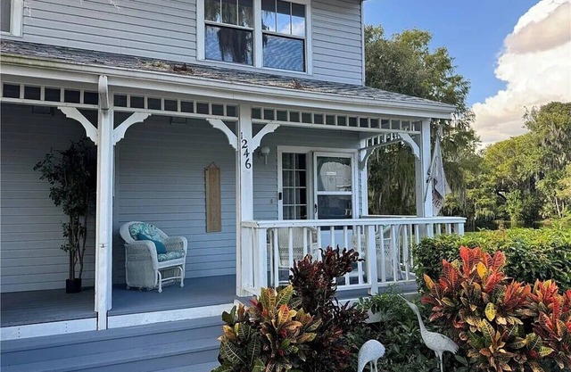 Entire condo overlooking the canal with a community pool in charming Inverness