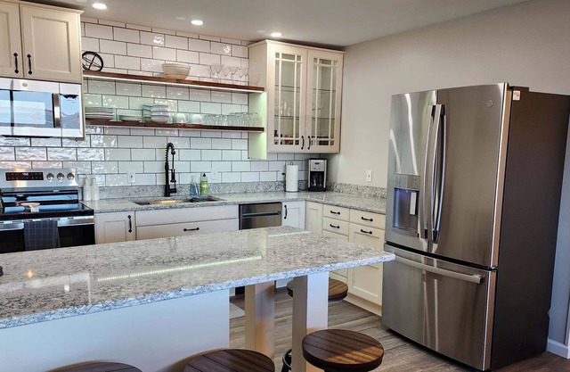 Escape to Spicer and enjoy stunning lake views from this comfortable 2-bedroom!