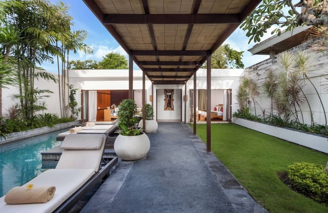 Escape to your spacious Bali villa with pool and dedicated butler.