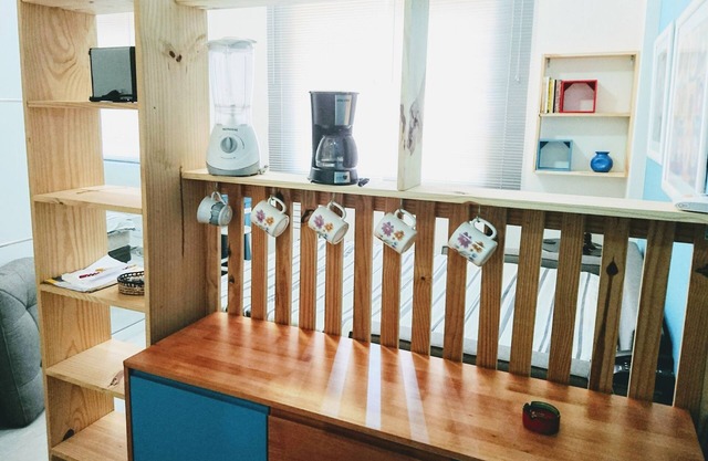 Excellent studio, quiet, clear and with beautiful view