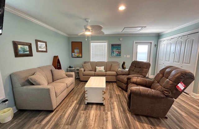 Experience coastal charm at Dream On, a cozy 2BR retreat in Grand Isle, LA.
