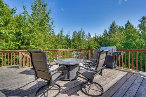 Explore Alaska Woodsy Home with Deck in Palmer