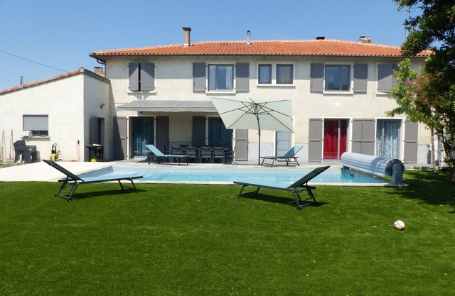 Family home with pool