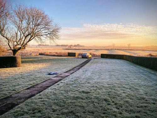 Ferienhaus in Westerhever mit Garten