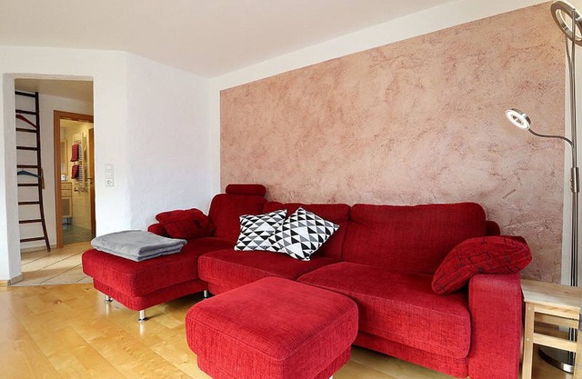 Ferienwohnung, 80qm, 2 Schlafzimmer, Ostbalkon, max. 4 Personen