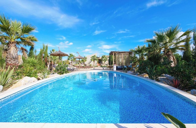 Finca "Melongos" with Mountain View, Pool, Wi-Fi, Terraces & Garden