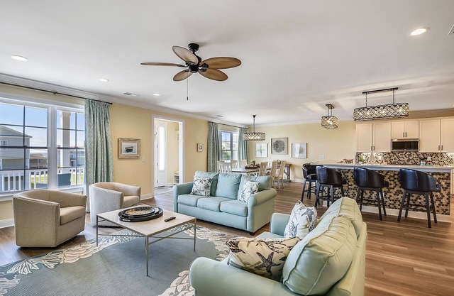 Find Your SEAVIEW SANCTUARY - Luxury 6 BR Home - Heated Pool, Game Room, Walk to Beach