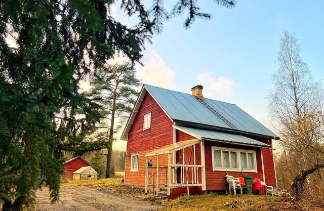 Finnish House Near the Forest