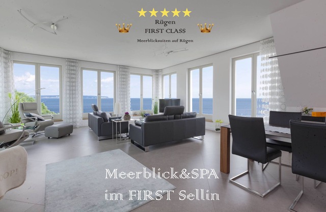 FIRST at the end of Wihelmstrasse you will find the unique penthouse sea view & SPA