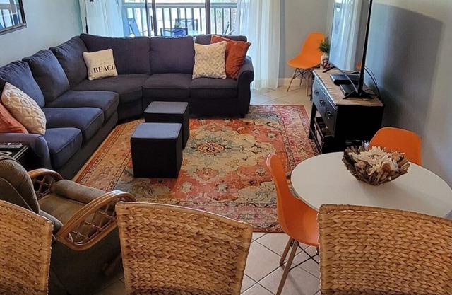 First Floor Beach Club Villa with Marsh Views - Walk to the Beach!