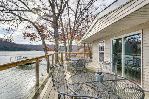 Fish and Boat on Lake of the Ozarks Waterfront Home